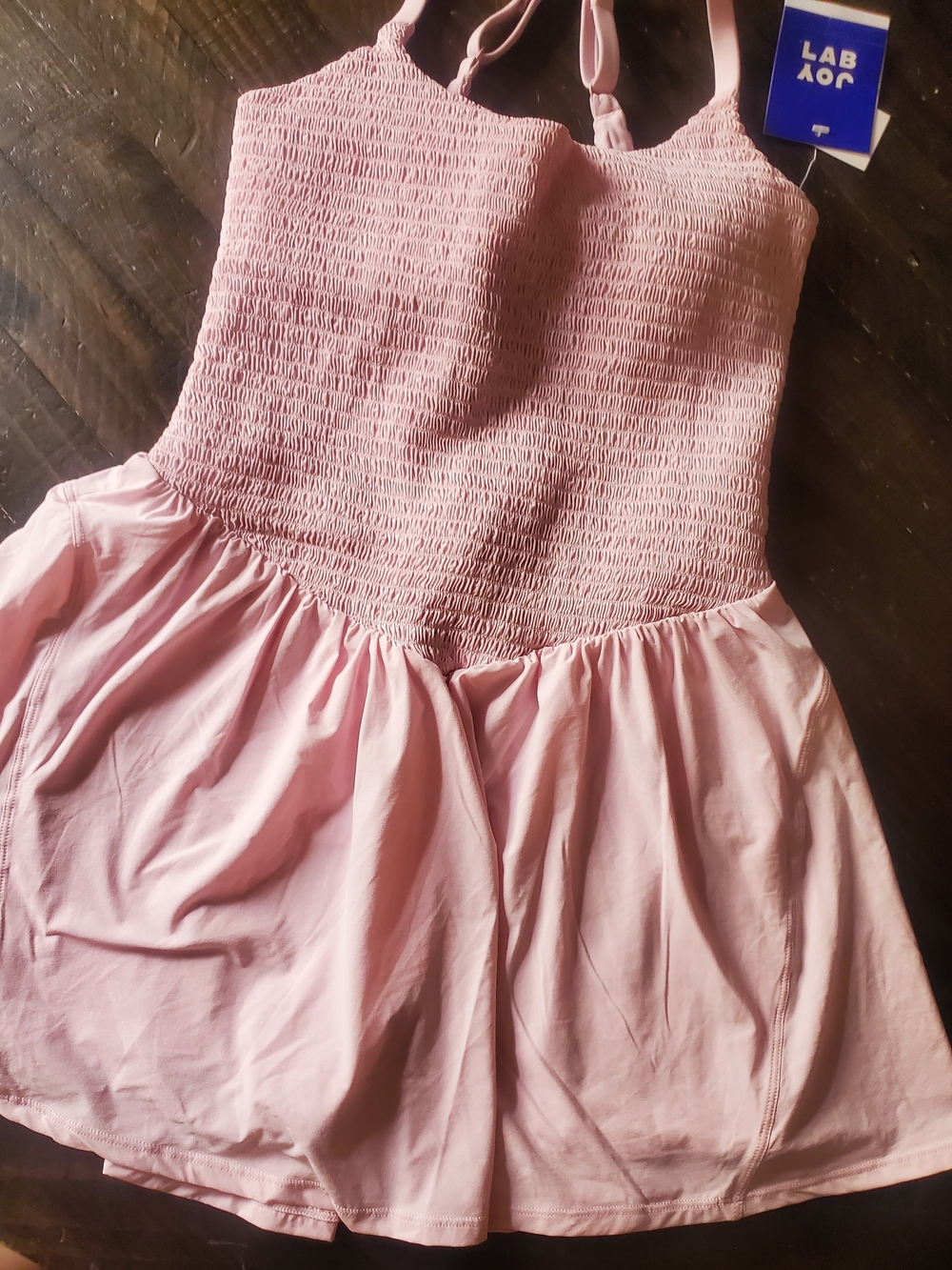 JoyLab Pink Smocked Active Dress - Picture 6 of 9